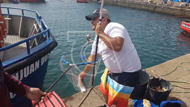 Participantes en el concurso de pesca (Foto TA)